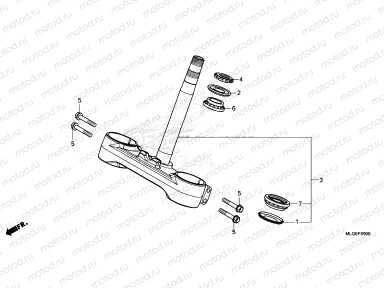 F-9 STEERING STEM