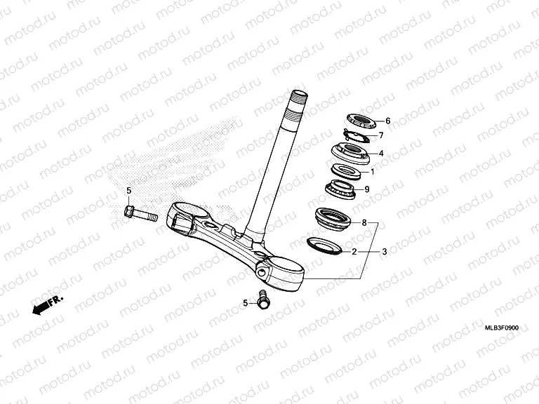 F-9 STEERING STEM