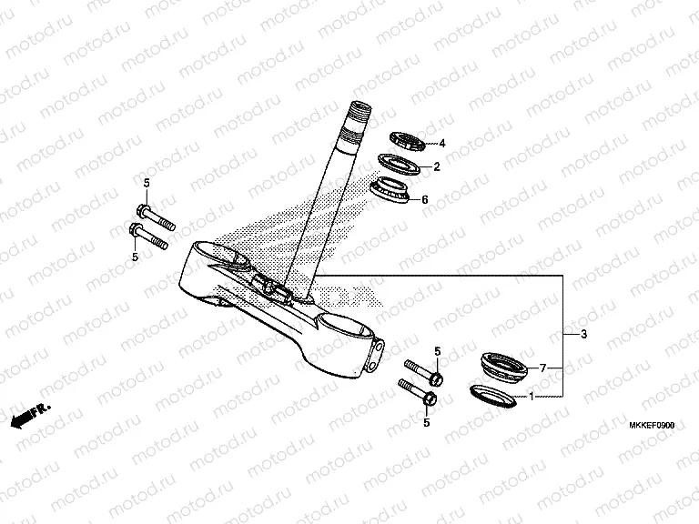 F-9 STEERING STEM