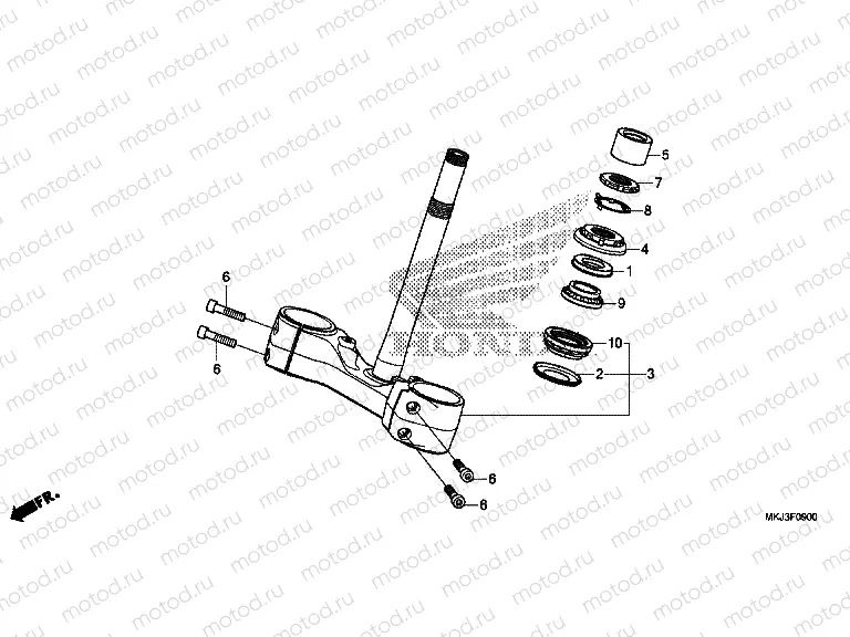 F-9 STEERING STEM