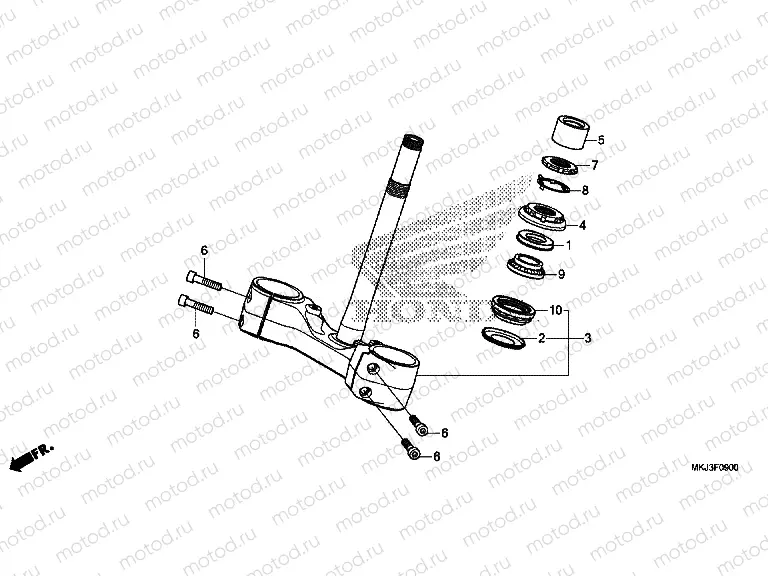 F-9 STEERING STEM