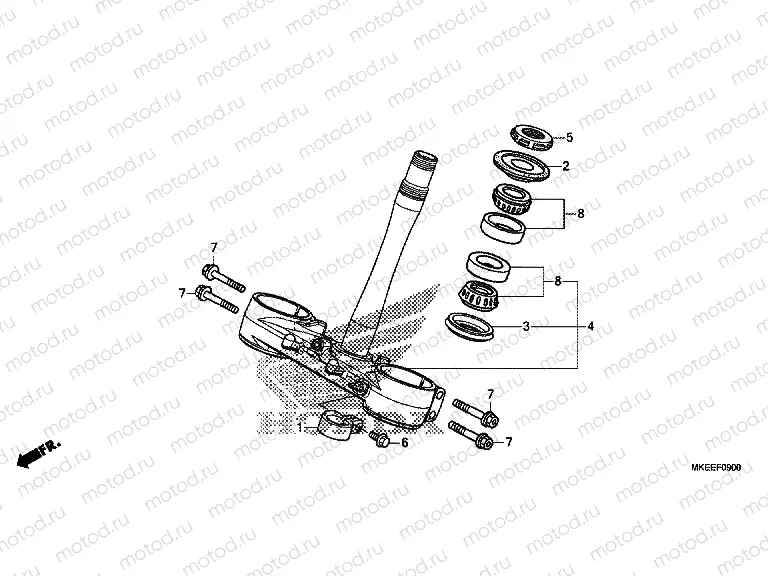 F-9 STEERING STEM