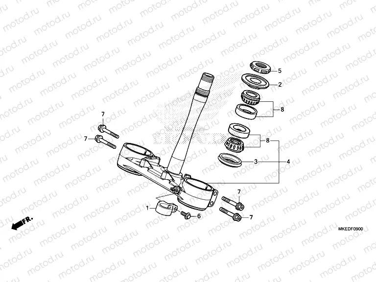 F-9 STEERING STEM