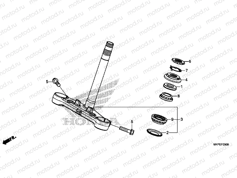 F-9 STEERING STEM