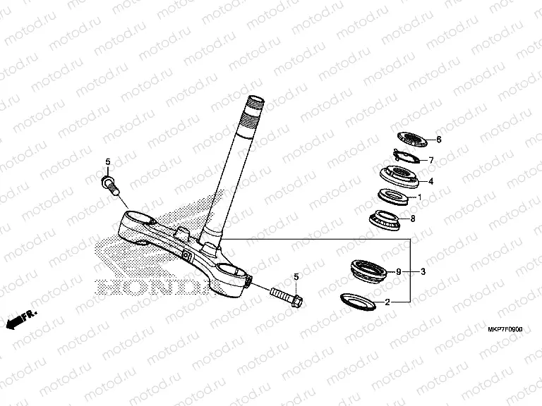 F-9 STEERING STEM