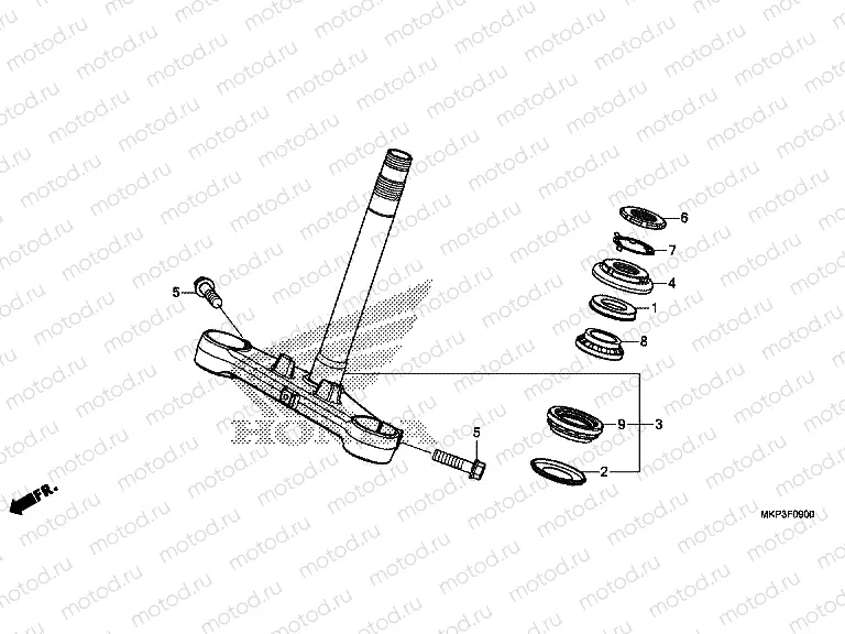 F-9 STEERING STEM