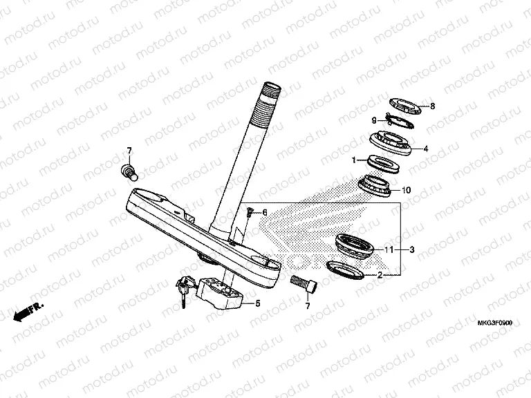 F-9 STEERING STEM