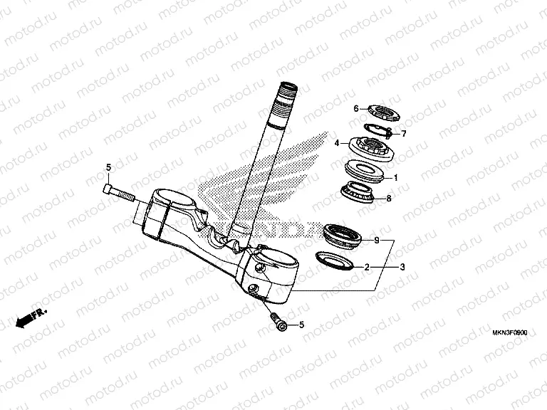 F-9 STEERING STEM