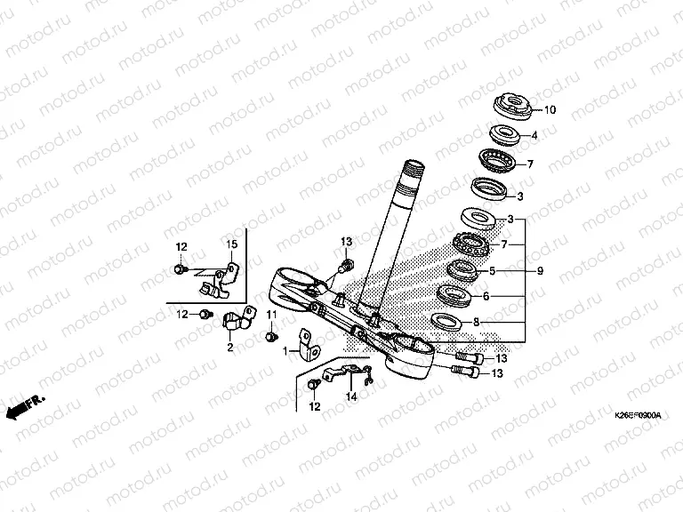 F-9 STEERING STEM