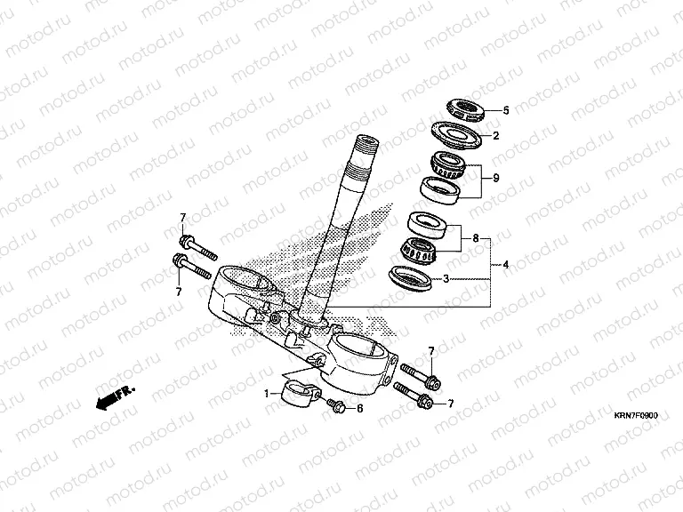 F-9 STEERING STEM