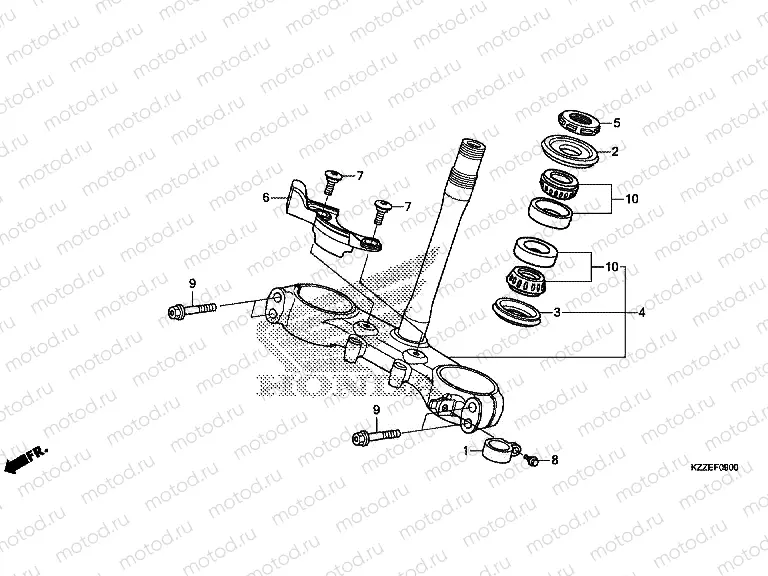 F-9 STEERING STEM