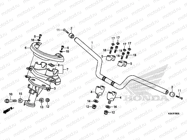 F-9 TIE ROD TUBE / HANDLE COVER