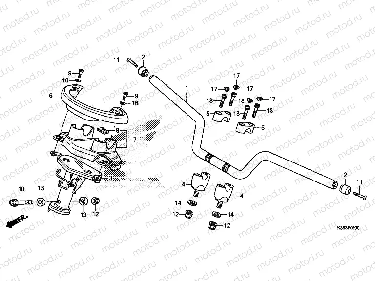 F-9 TIE ROD TUBE / HANDLE COVER