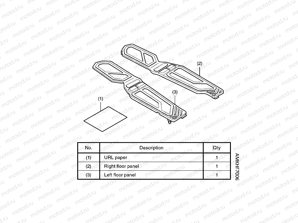 F70-21-06 KIT,FLOOR PANEL
