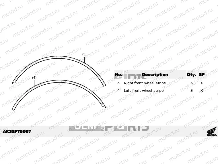 F75-23-07 19 INCH WHEEL STRIPE