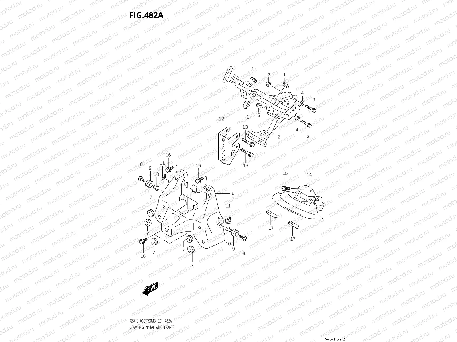 FAIRING - BRACKET