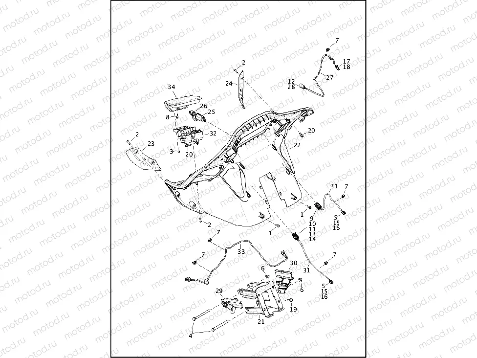 FAIRING, INNER (1 OF 2)