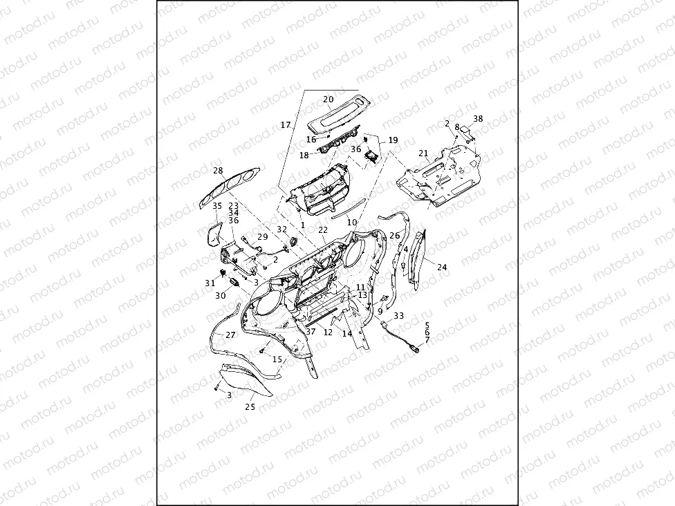 FAIRING, INNER (1 OF 2)