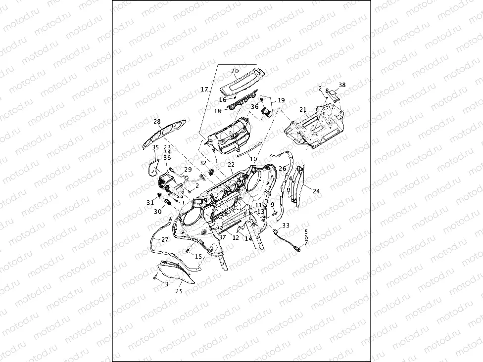 FAIRING, INNER (1 OF 2)