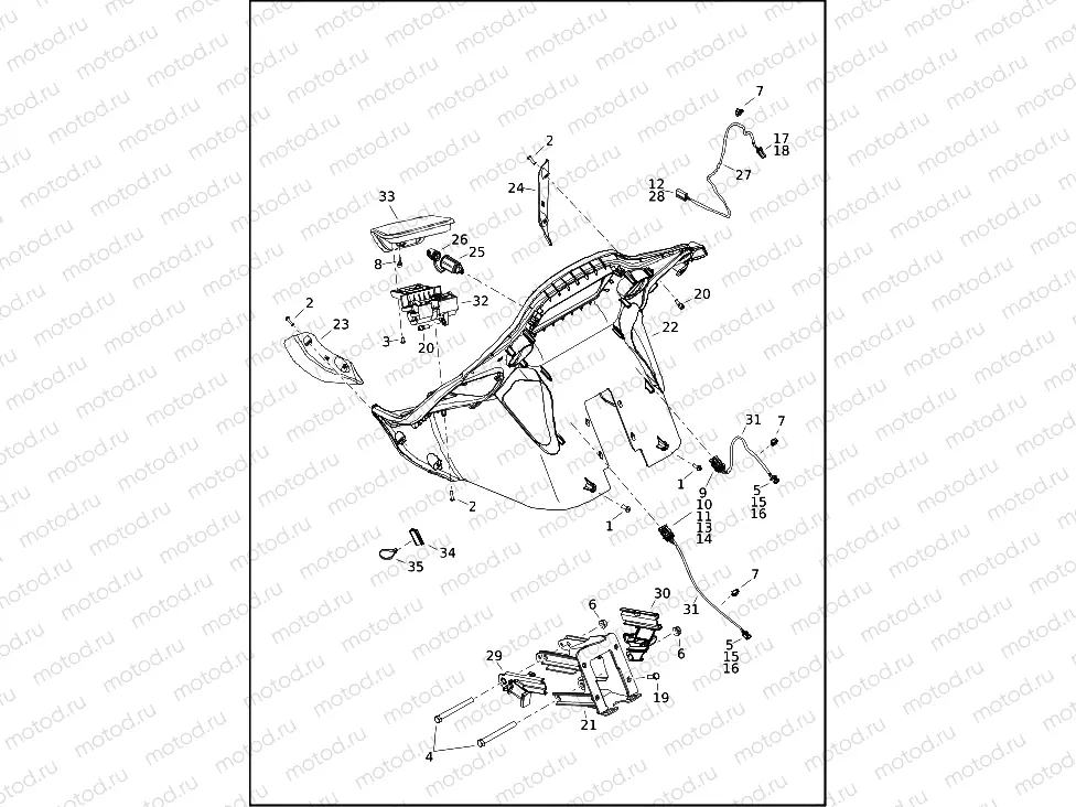 FAIRING, INNER (1 OF 2)