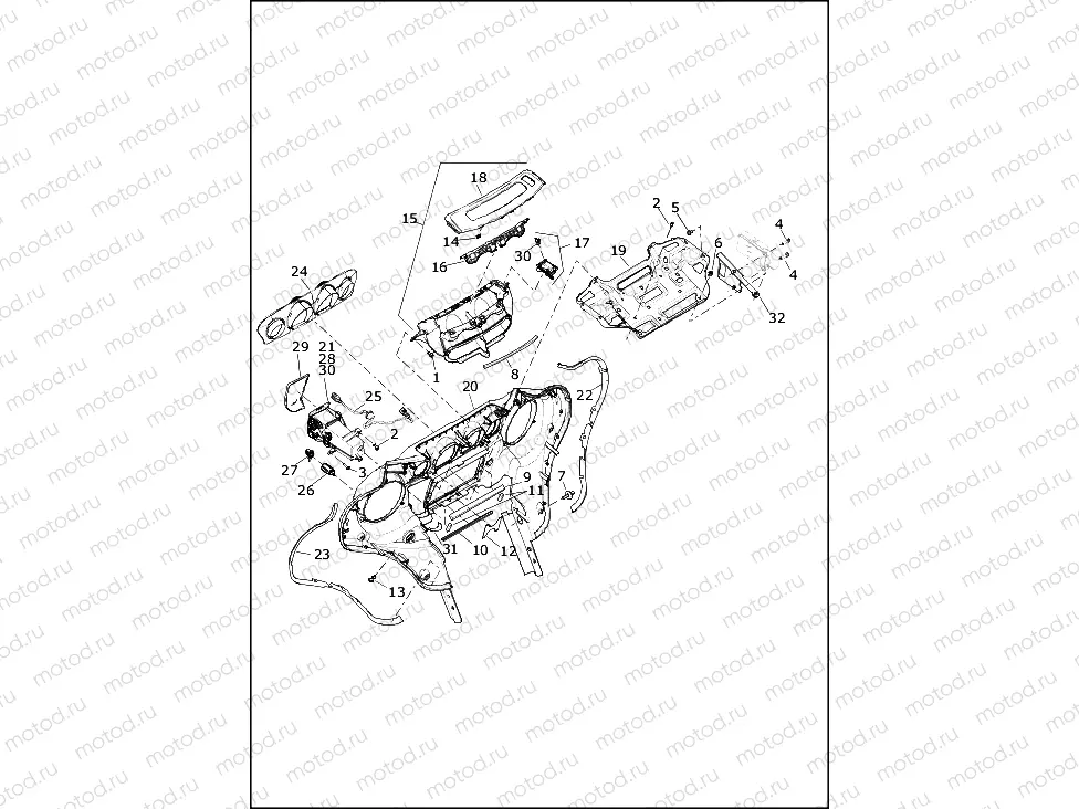 FAIRING, INNER (1 OF 2)