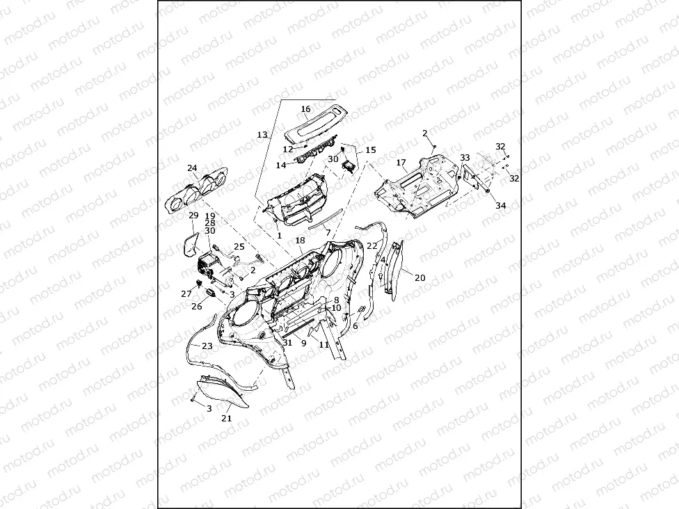 FAIRING, INNER (1 OF 2)