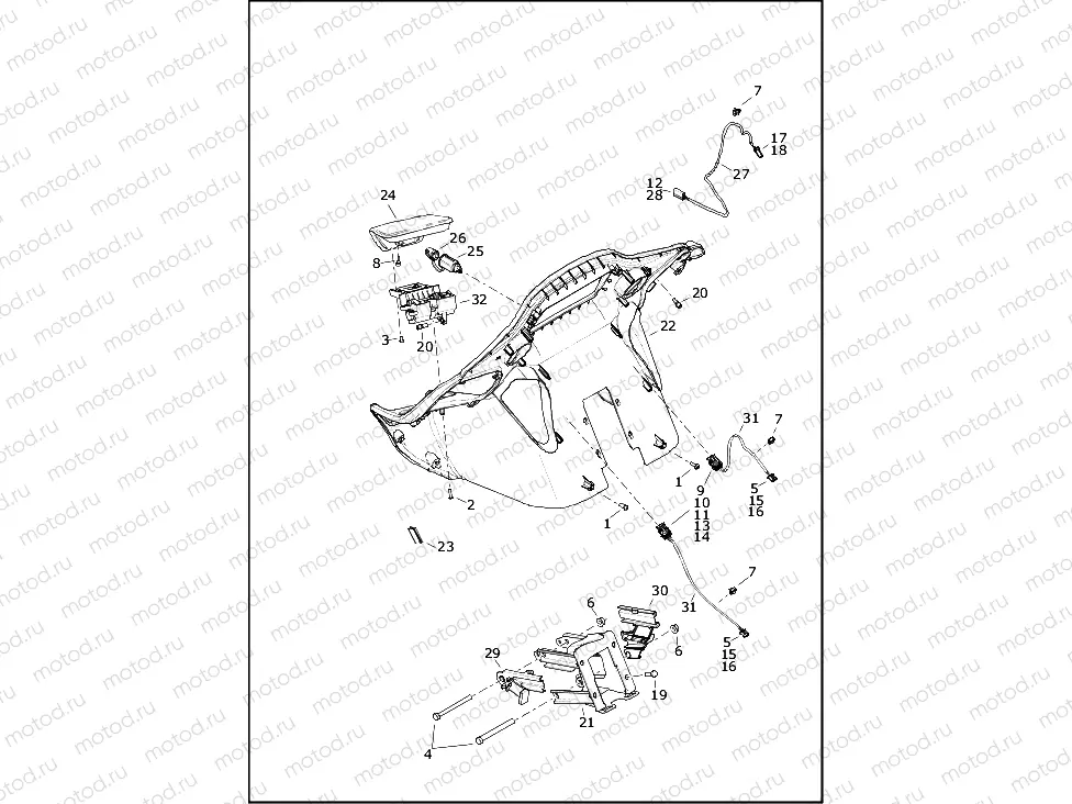 FAIRING, INNER (1 OF 2)