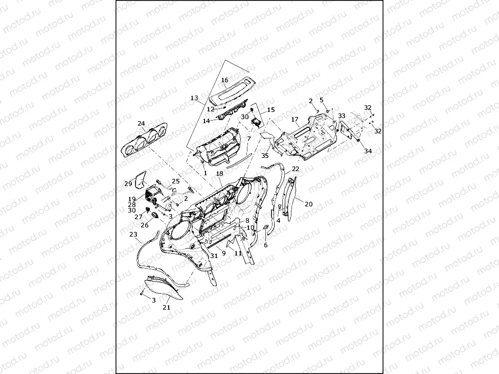 FAIRING, INNER (1 OF 2)