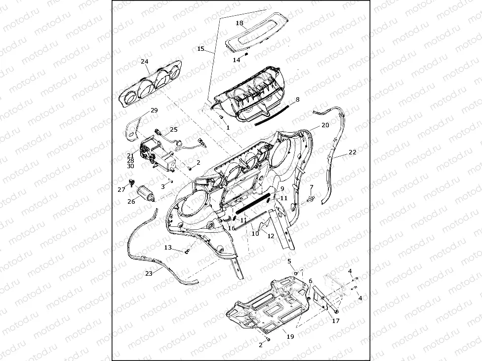FAIRING, INNER (1 OF 2)