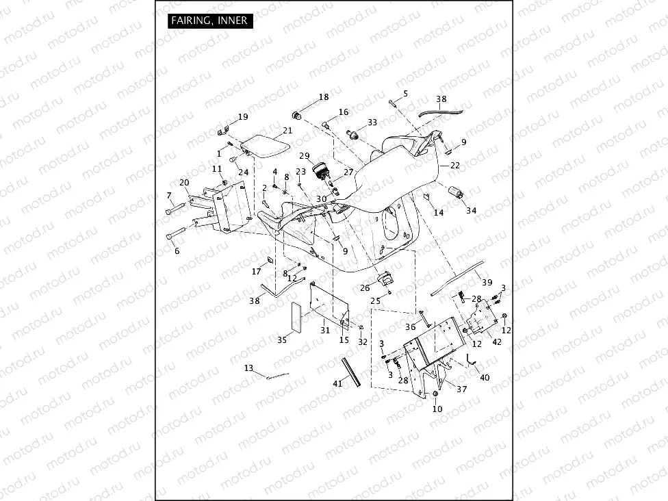 FAIRING, INNER (2 OF 2)