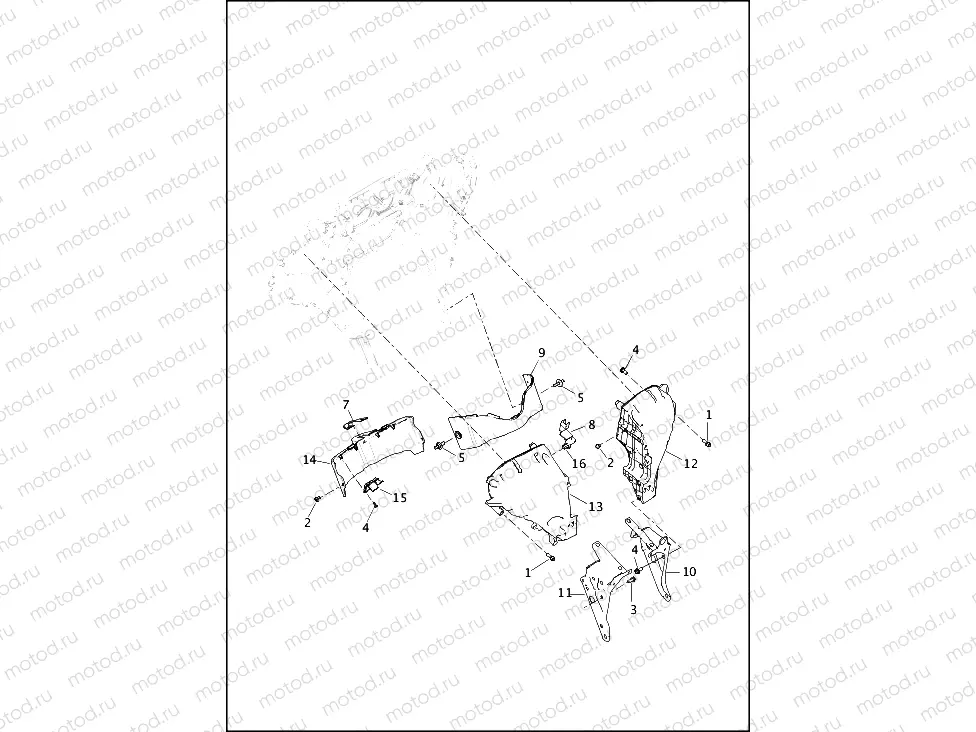 FAIRING, INNER (2 OF 2)