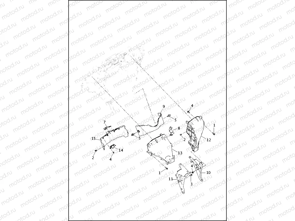 FAIRING, INNER (2 OF 2)