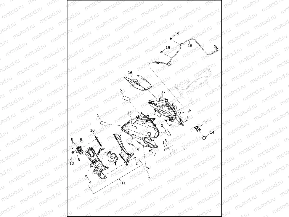 FAIRING, INNER (2 OF 2)