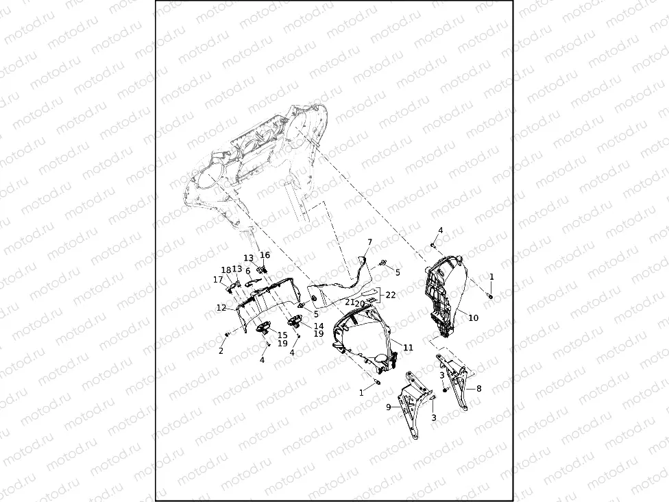 FAIRING, INNER (2 OF 2)