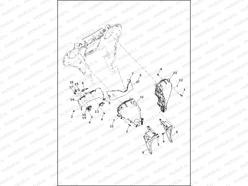 FAIRING, INNER (2 OF 2)