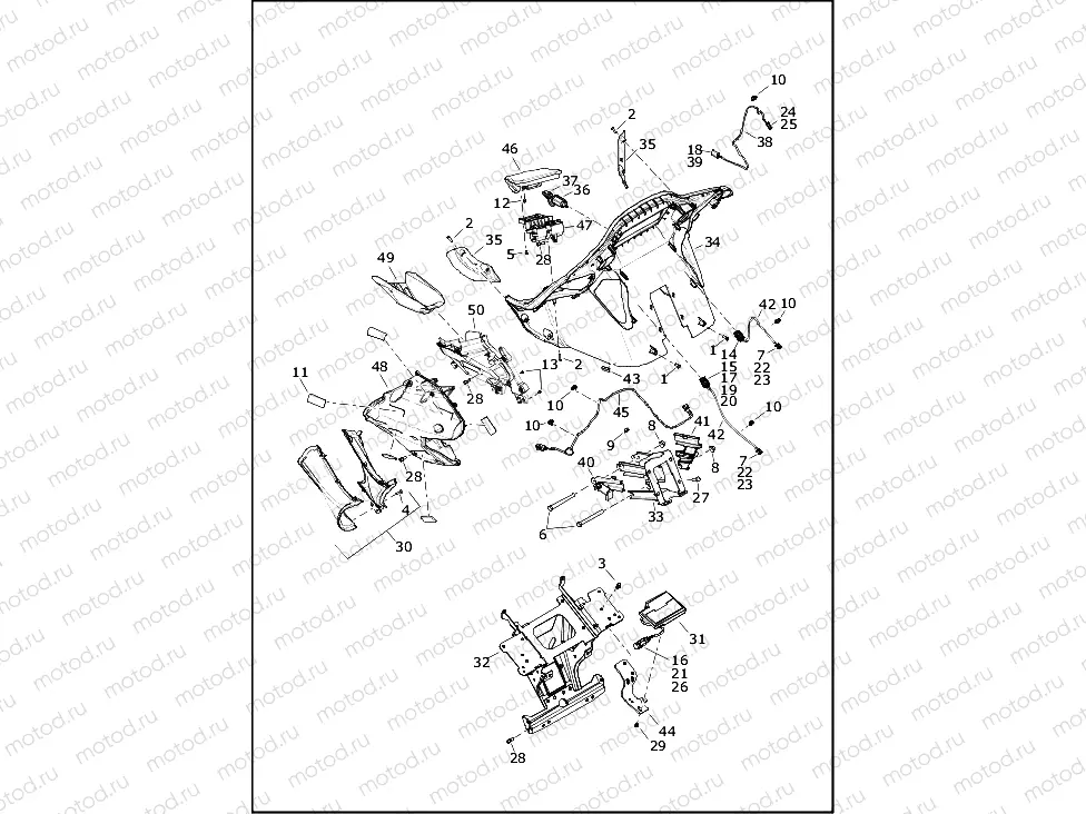 FAIRING, INNER (2 OF 2)