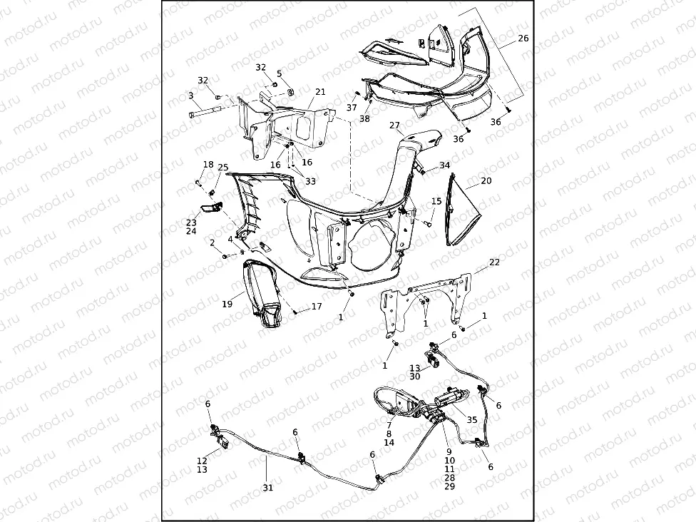 FAIRING, INNER - FXRST