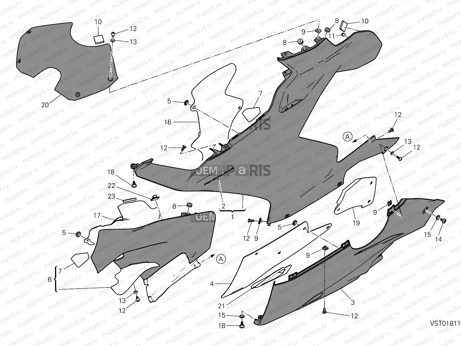 FAIRING, LH [MOD:PANV4]