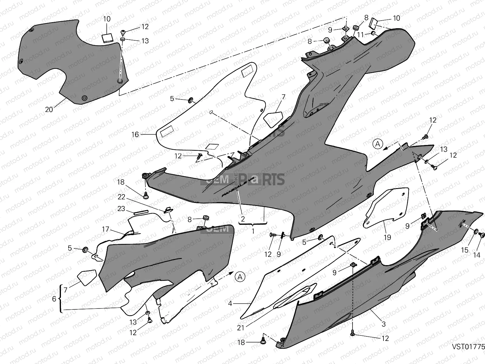 FAIRING, LH [MOD:PANV4]