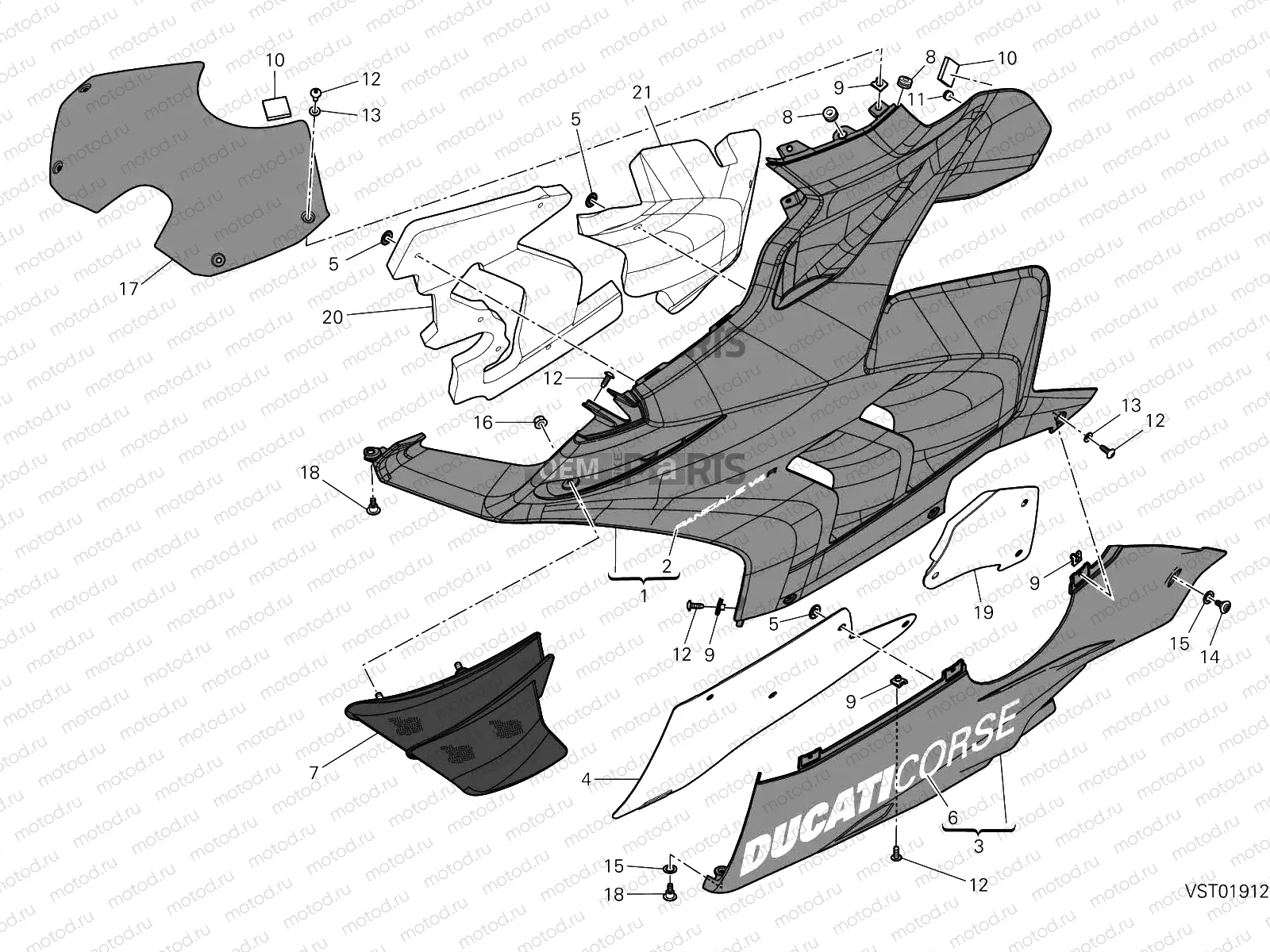 FAIRING, LH [MOD:PANV4 R]