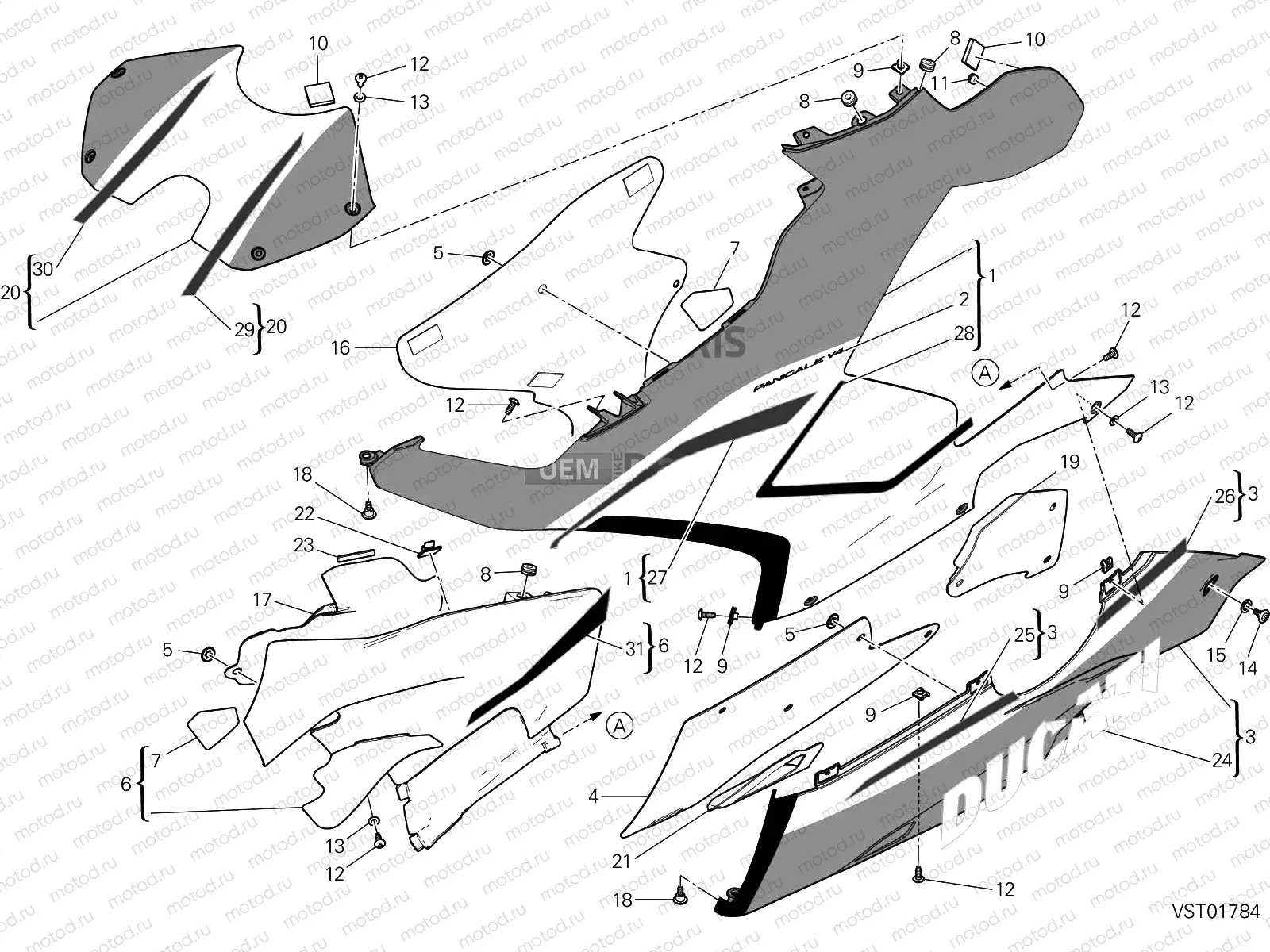FAIRING, LH [MOD:PANV4 SP,PANV4SPM]
