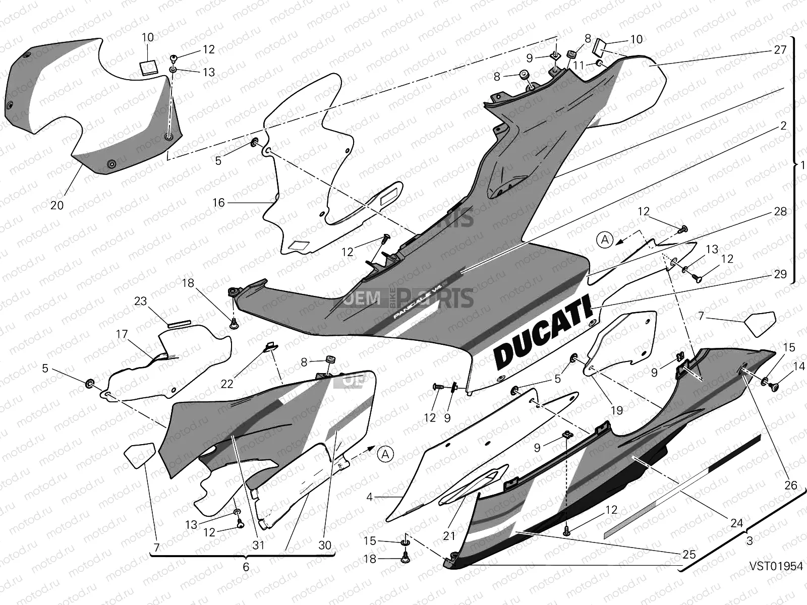 FAIRING, LH [MOD:PANV4SGP;XST:AUS,BLG,EUR,GSO,JAP,RUS]