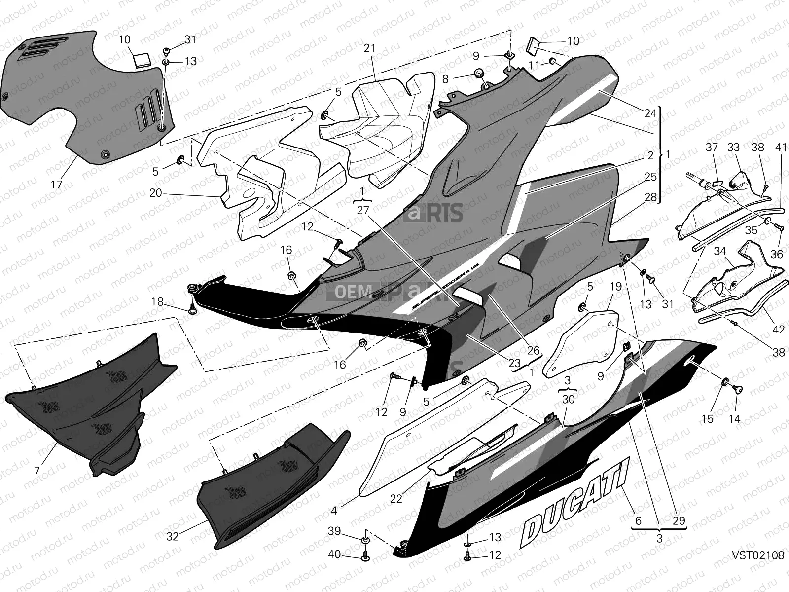 FAIRING, LH [MOD:PANV4SL]