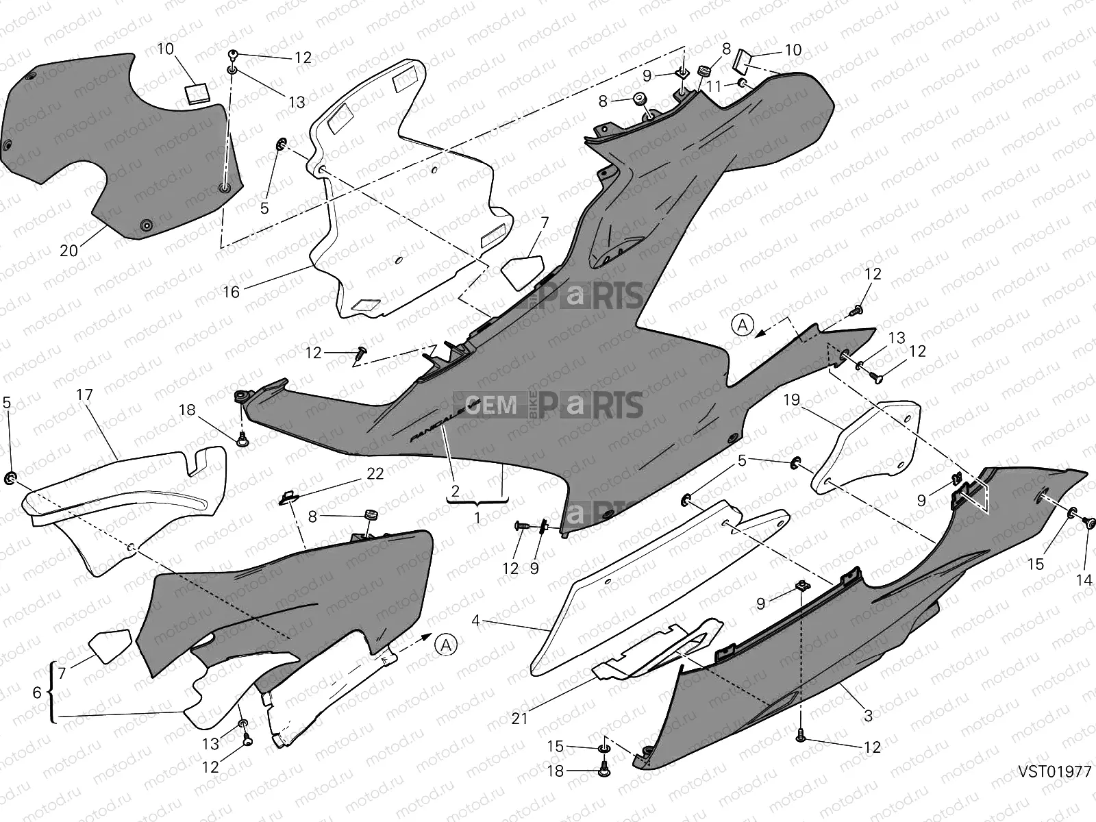 FAIRING, LH [MOD:PANV4;XST:ROK]