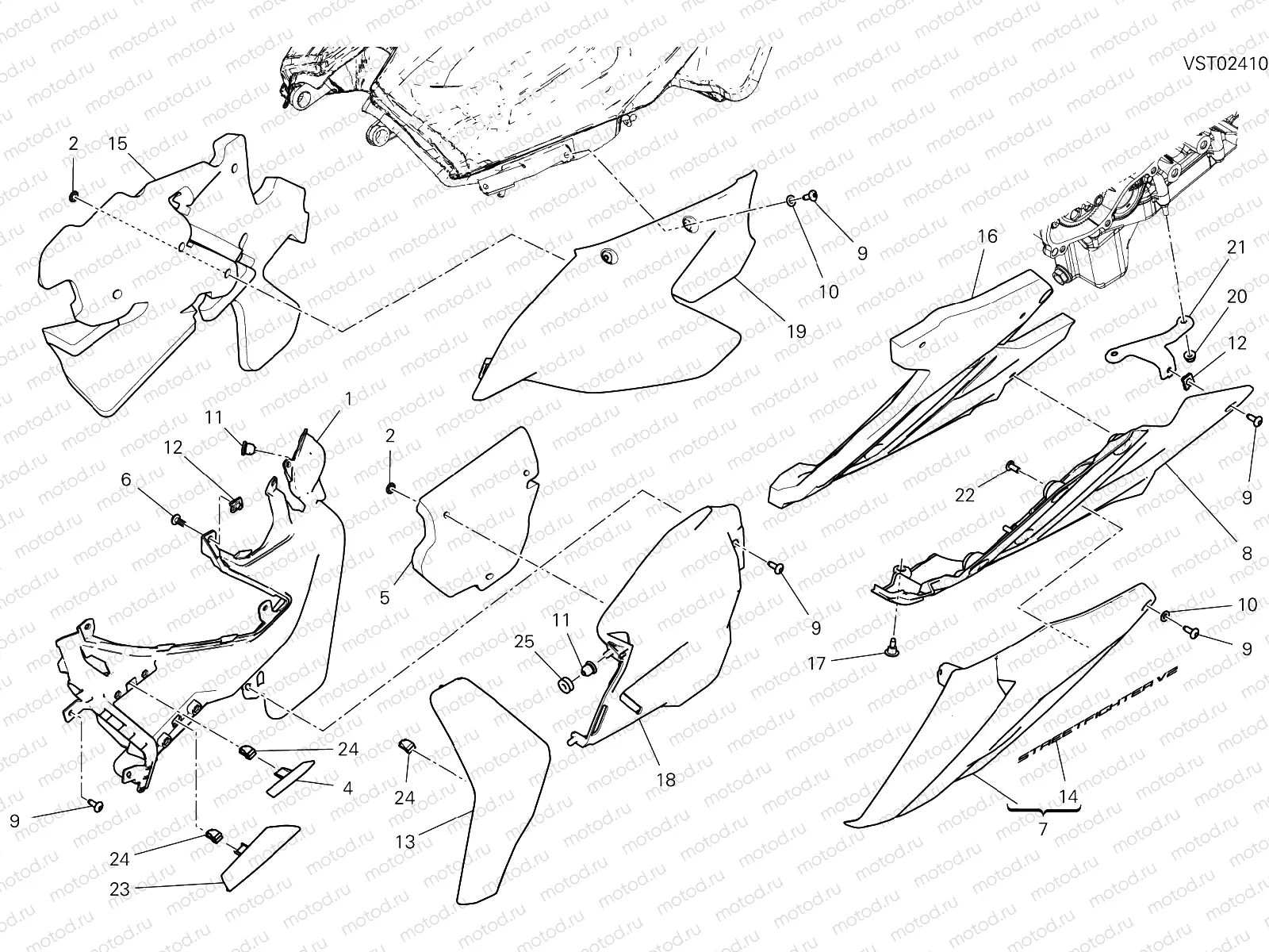 FAIRING, LH [MOD:SFV2;XST:AUS,BLG,EUR,GSO,JAP]