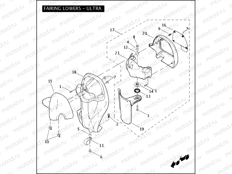 FAIRING LOWERS - ULTRA
