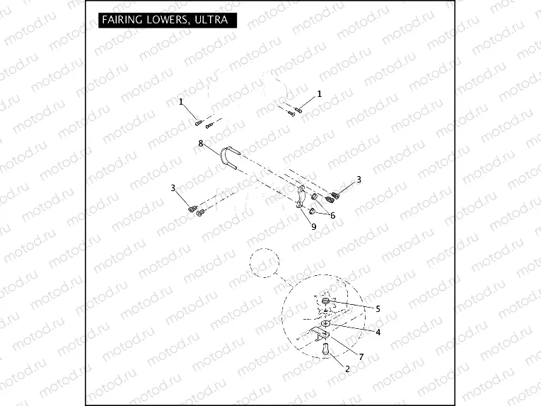 FAIRING LOWERS, ULTRA