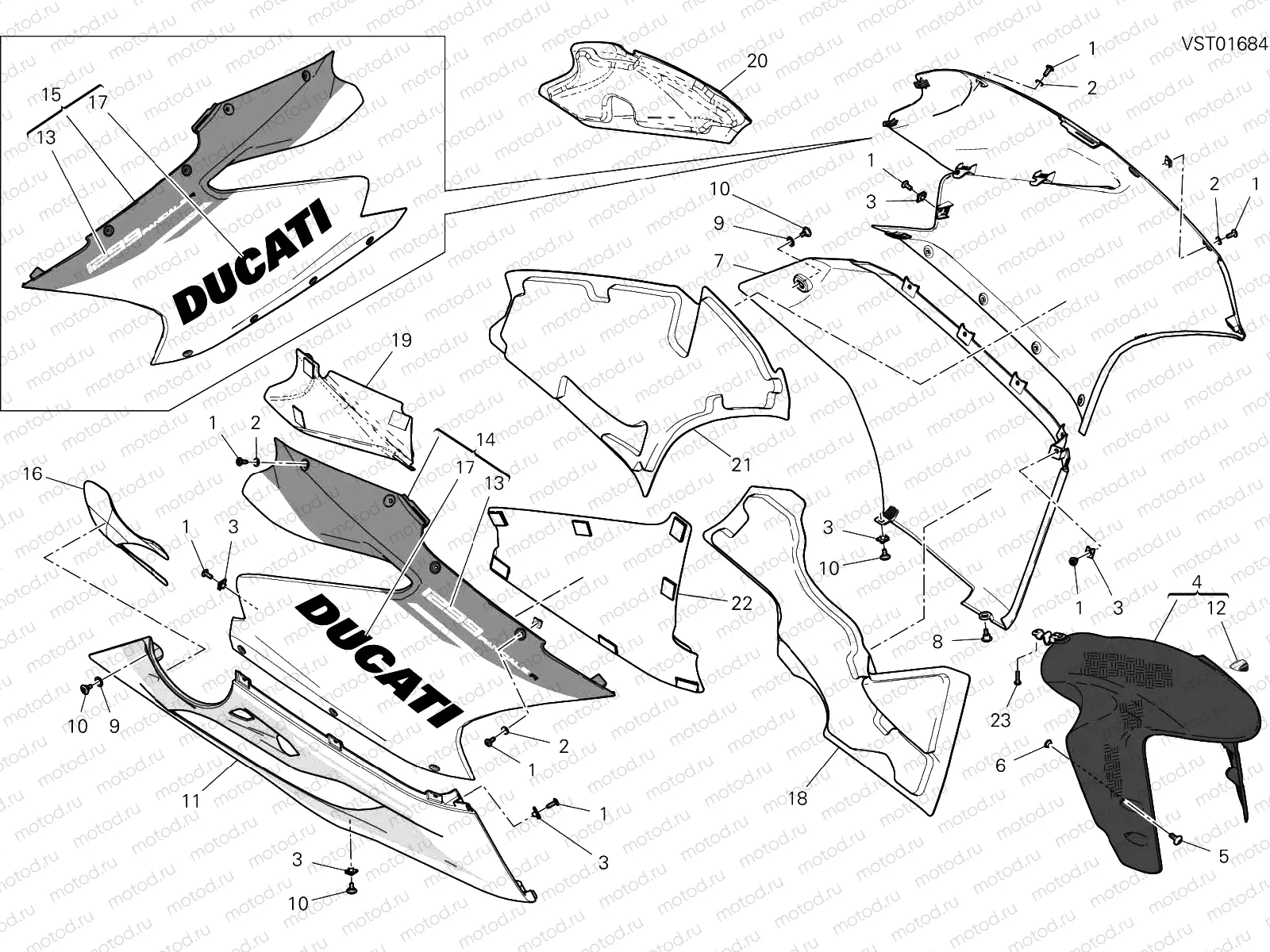 FAIRING [MOD:1299R FE]