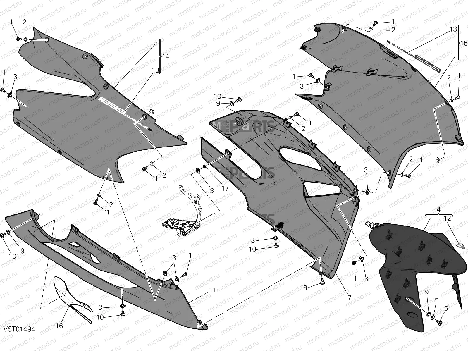 FAIRING [MOD:1299S;XST:JAP,TWN]