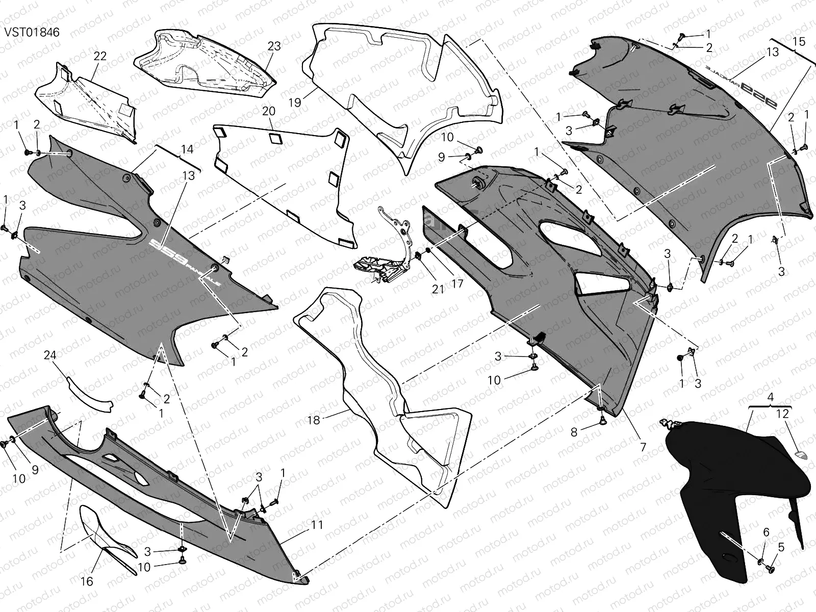 FAIRING [MOD:959,959 AWS;XST:ROK]